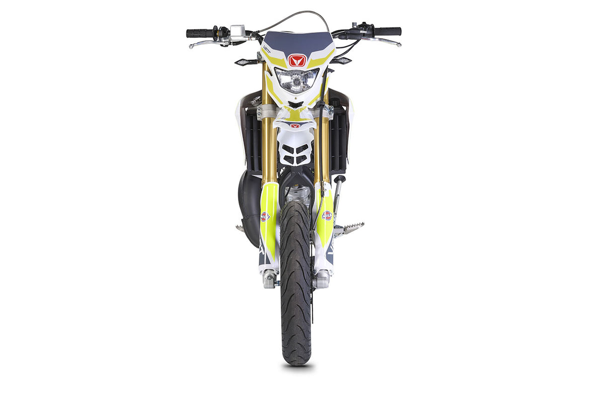 Vent Derapage 50 Moped Weiß/Fluorgelb