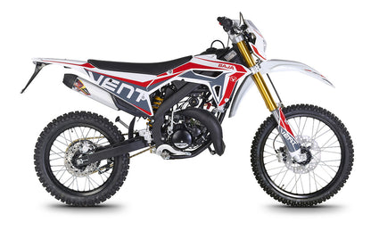 BAJA 50 Enduro Brommer wit/rood