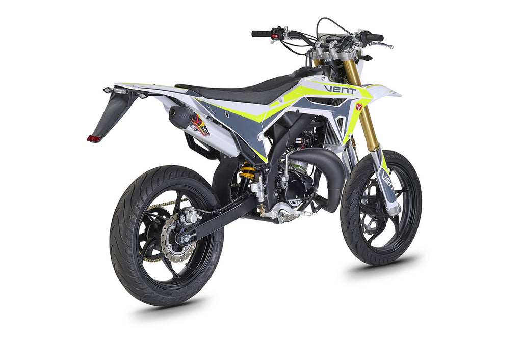 Vent Derapage 50 Moped White/Fluorescent Yellow