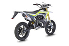 Vent Derapage 50 Moped White/Fluorescent Yellow