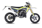 Vent Derapage 50 Moped White/Fluorescent Yellow
