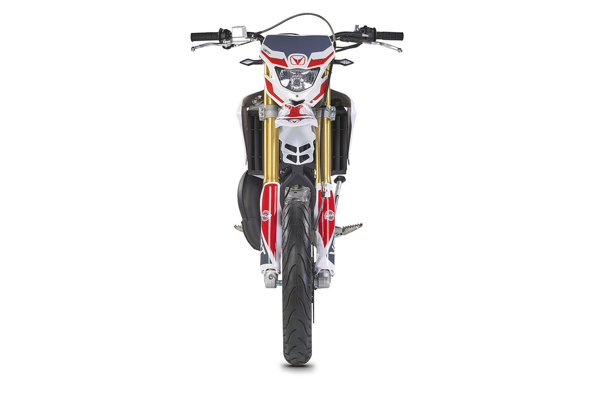 Vent Derapage 50 Moped Weiß/Rot