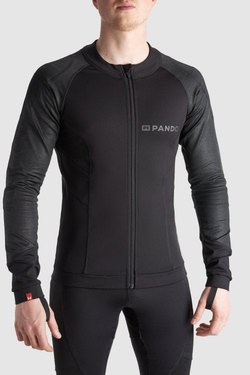 Pando Moto Shell UH 03 Armored Base Layer Shirt Black – Slijtvast & CE-gecertificeerd