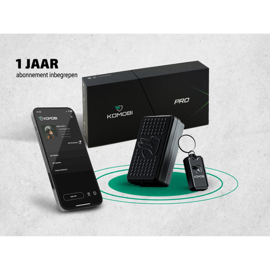 KOMOBI PRO – GPS-tracker & anti-diefstalbeveiliging voor motoren | incl. 1 jaar abonnement