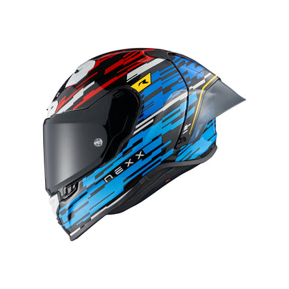 Nexx X.R3R Glitch Racer Blau/Rot