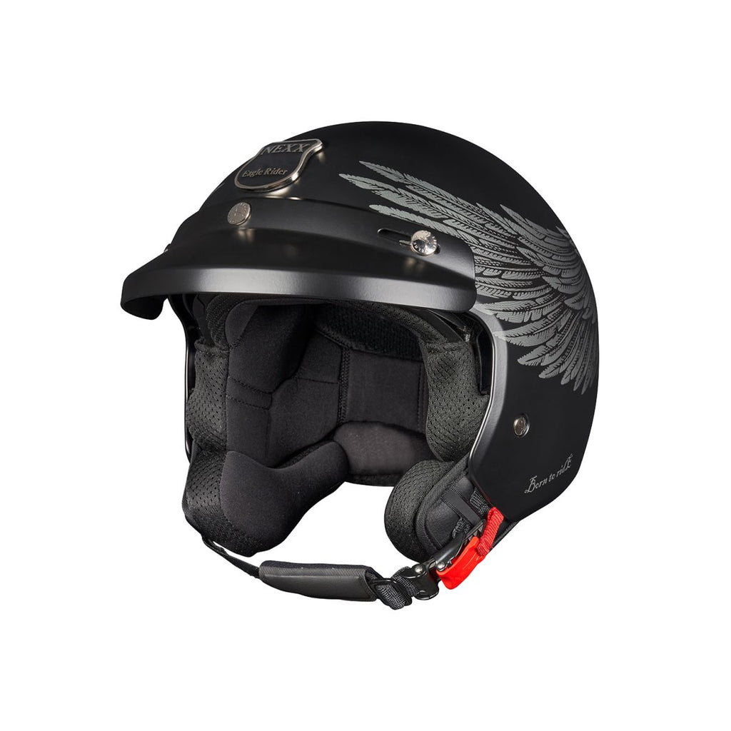 Nexx Helmet Y.10 EAGLE RIDER BLACK.GREY