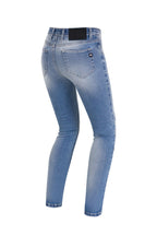 PMJ Ginevra Dames Motorjeans – Veiligheid & Stijl in Één in licht blauw