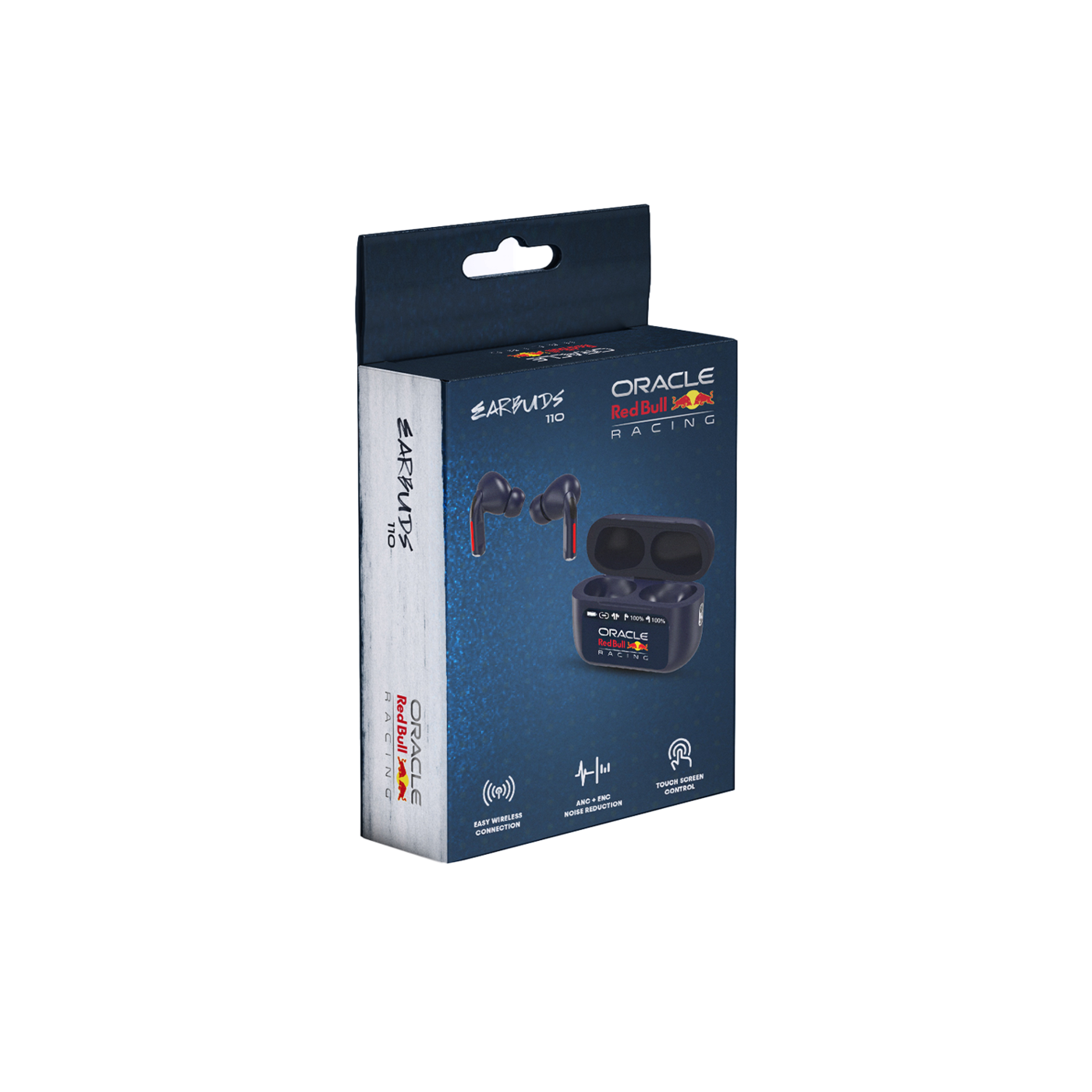 ANC Oordopjes Red Bull Racing - Draadloos TouchScreen Noise Cancelling Earbuds