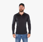Rusty Stitches Merino Baselayer 200 Long Sleeves Half Zip - Thermal Motorcycle Shirt