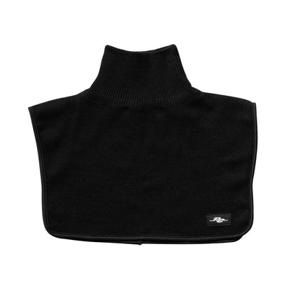 Rusty Stitches Neckwarmer Woven Black - Microfleece Nekwarmer Motor