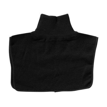 Rusty Stitches Neckwarmer Woven Black - Microfleece Nekwarmer Motor