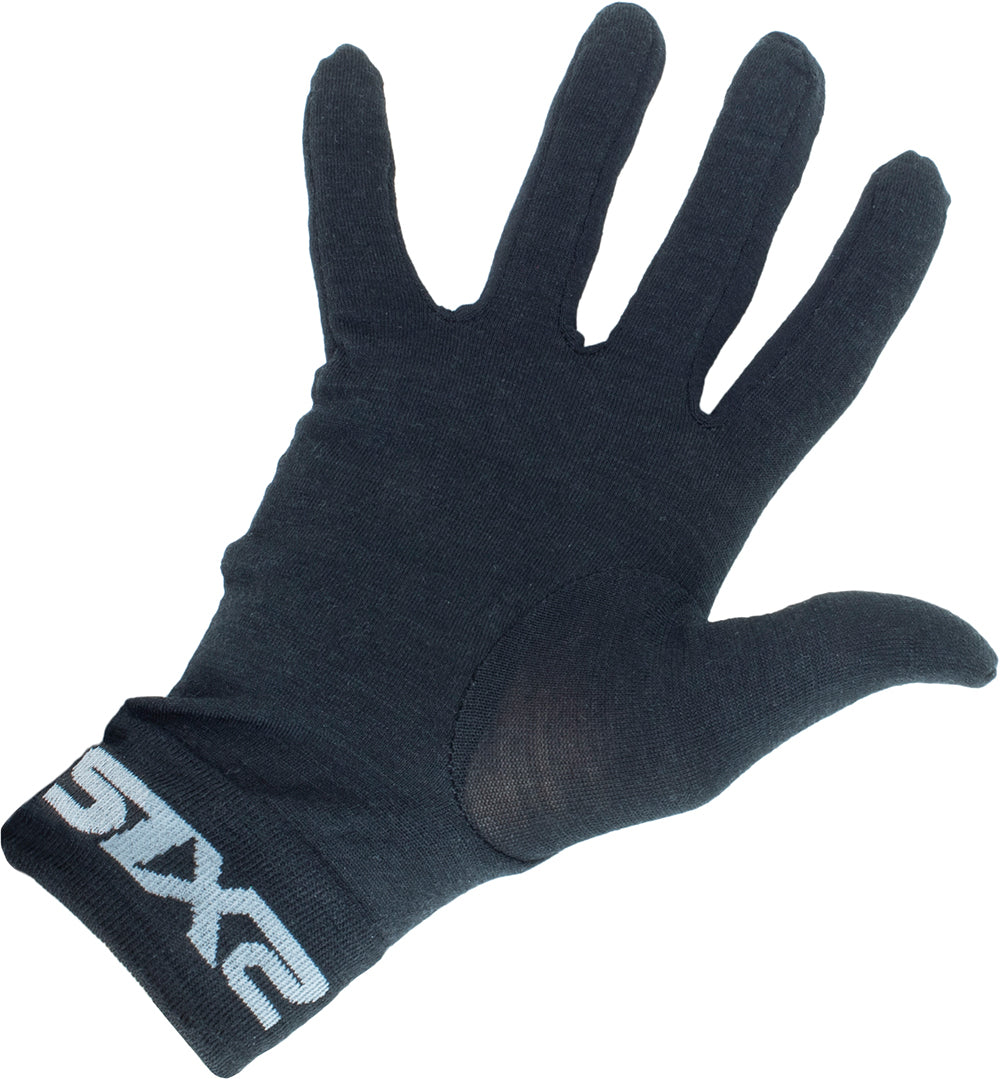 SIXS Merino Wool Unterziehhandschuhe Schwarz 