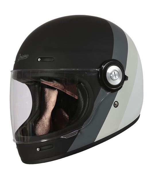 Oringine Helm Vega Zwart/wit/grijs