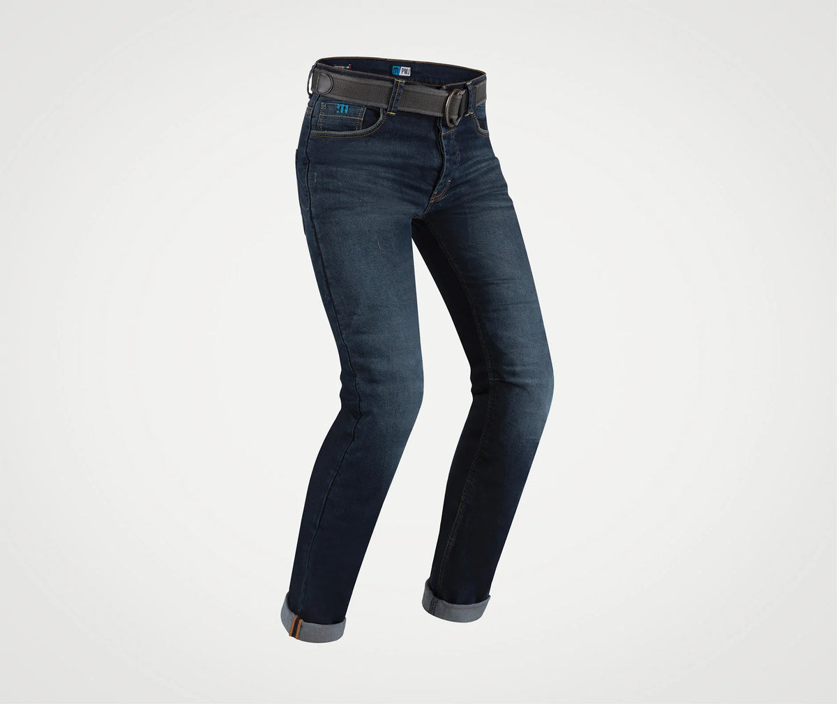 PMJ Caféracer Motorradjeans Blau – Klassischer Stil, maximaler Schutz
