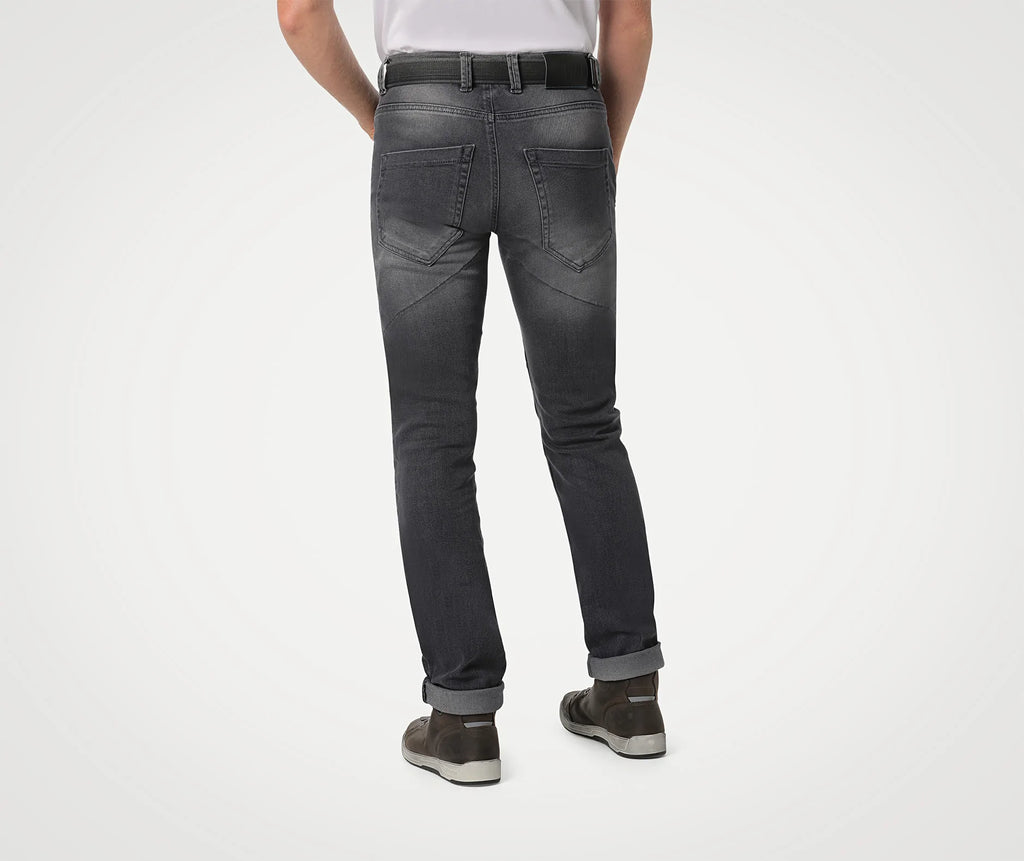 PMJ Caféracer Motorjeans grijs : Bescherming en Stijl