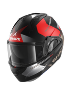Shark Helm Evo GT Tekline Mat zwart/rood/zilver