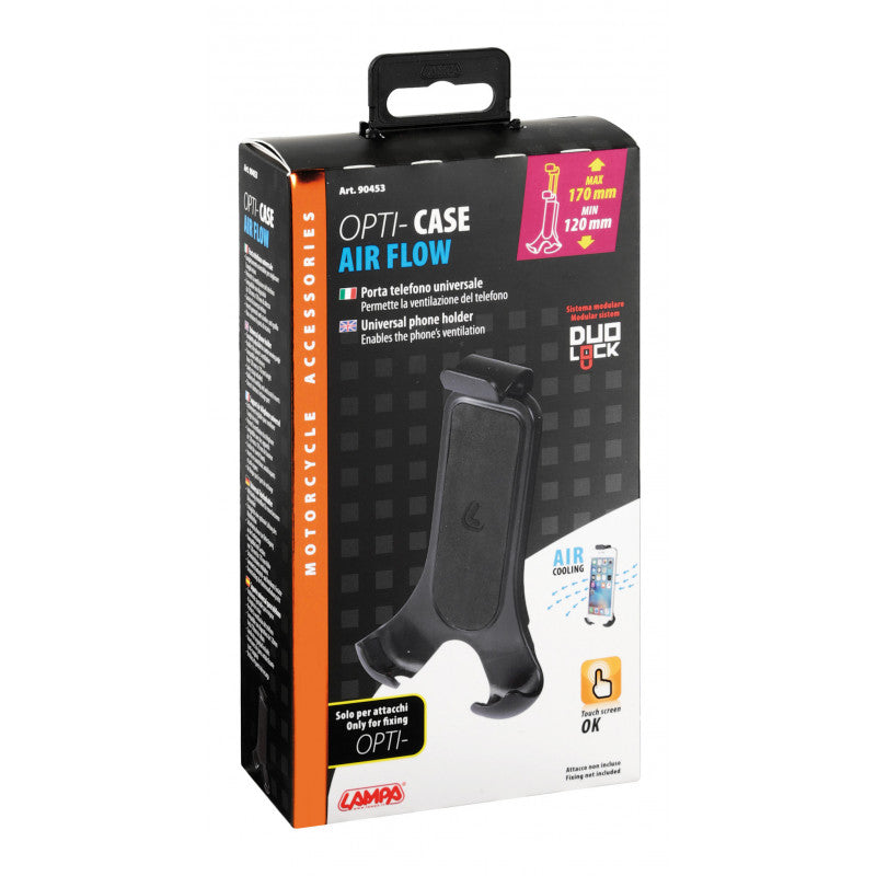 De Optiline Opti-Case Airflow Universele Smartphonehouder – Ventilerend en Verstelbaar