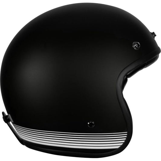 Rusty Stitches Helm Fonzie zwart/wit
