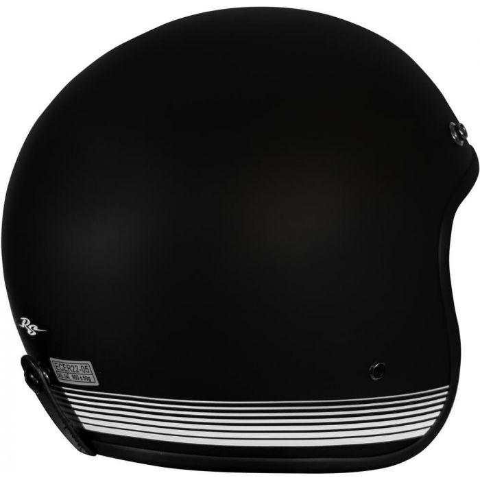 Rusty Stitches Helm Fonzie zwart/wit
