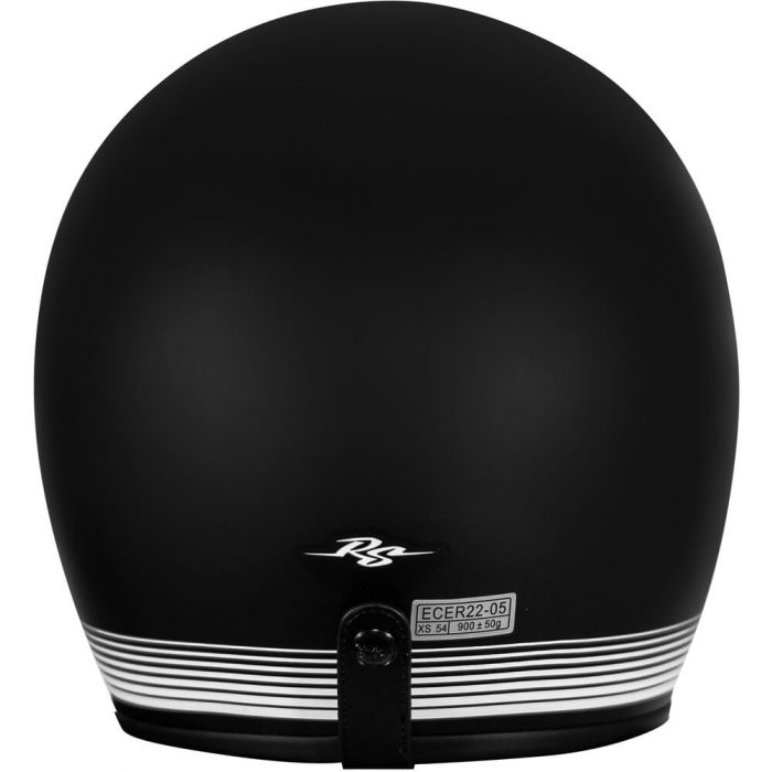 Rusty Stitches Helmet Fonzie black/white