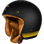 Rusty Stitches Helmet Fonzie black/yellow